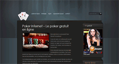 Desktop Screenshot of poker-internet.biz